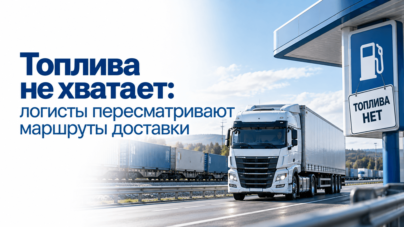 Топлива не хватает: логисты пересматривают маршруты доставки