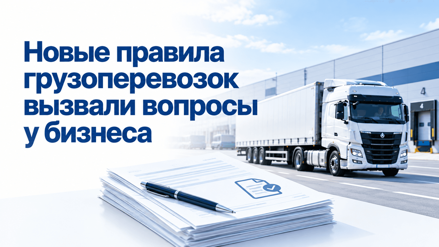 Новые правила грузоперевозок вызвали вопросы у бизнеса