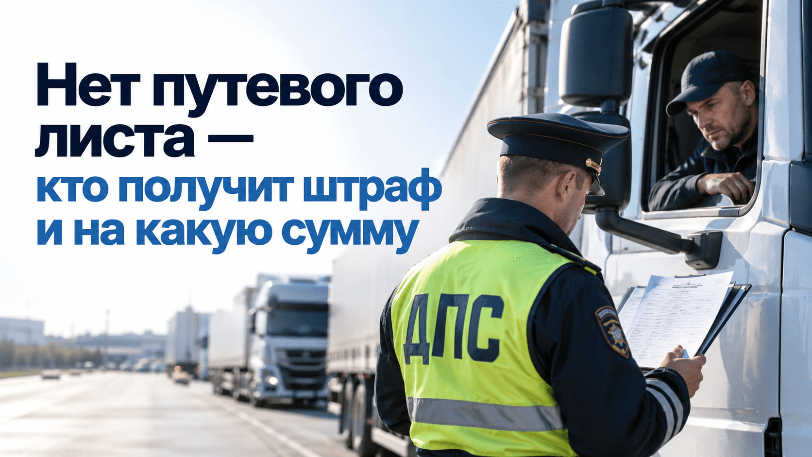 Нет путевого листа — кто получит штраф и на какую сумму
