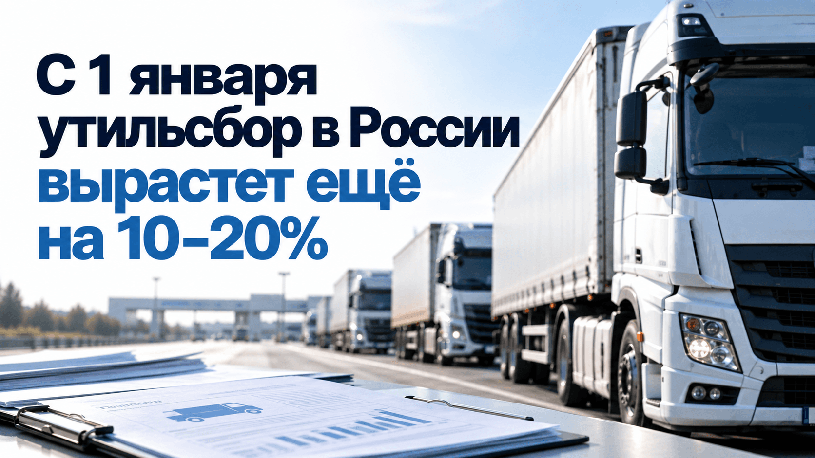 С 1 января утильсбор в России вырастет ещё на 10–20%