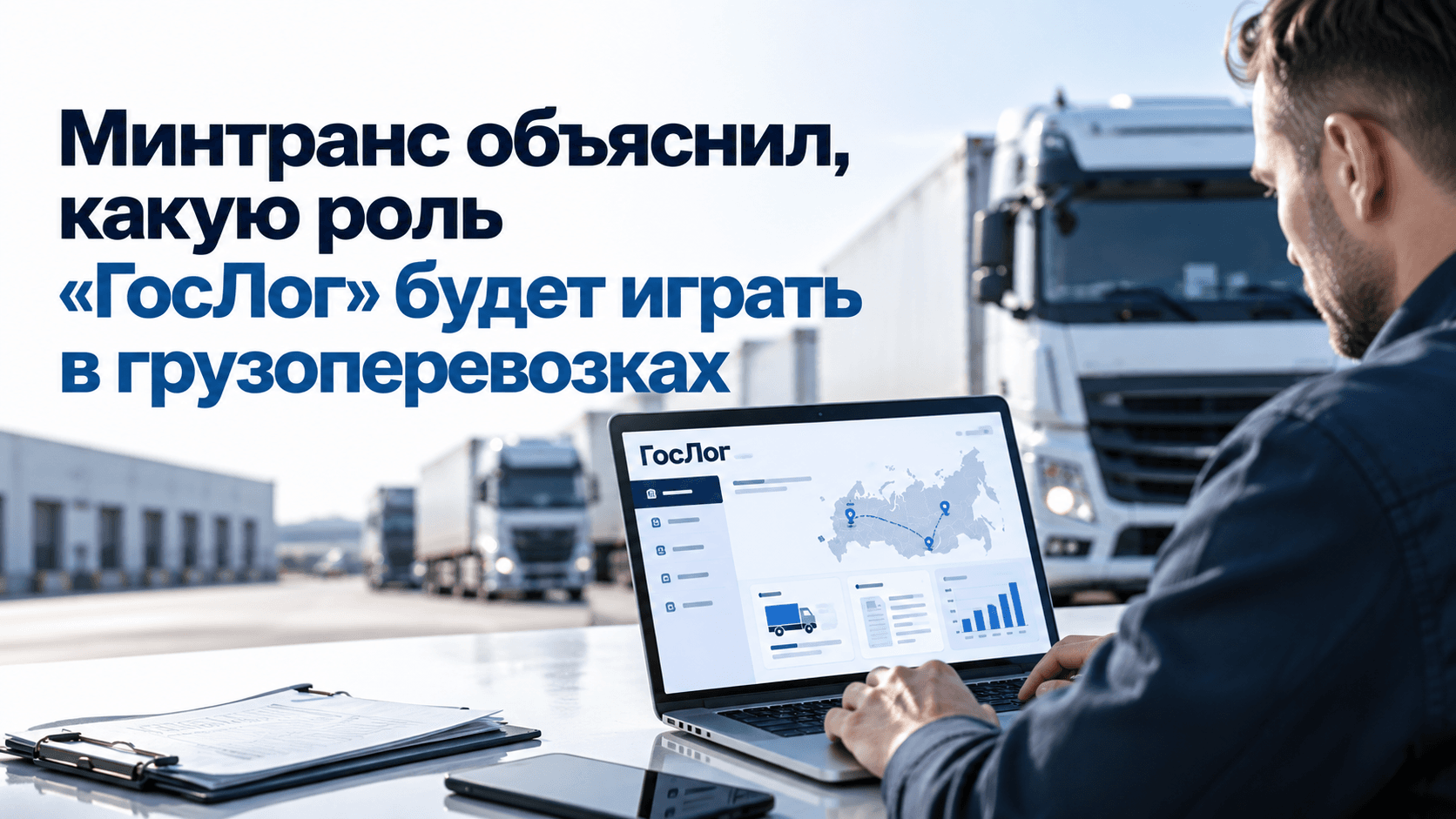 Минтранс объяснил, какую роль «ГосЛог» будет играть в грузоперевозках