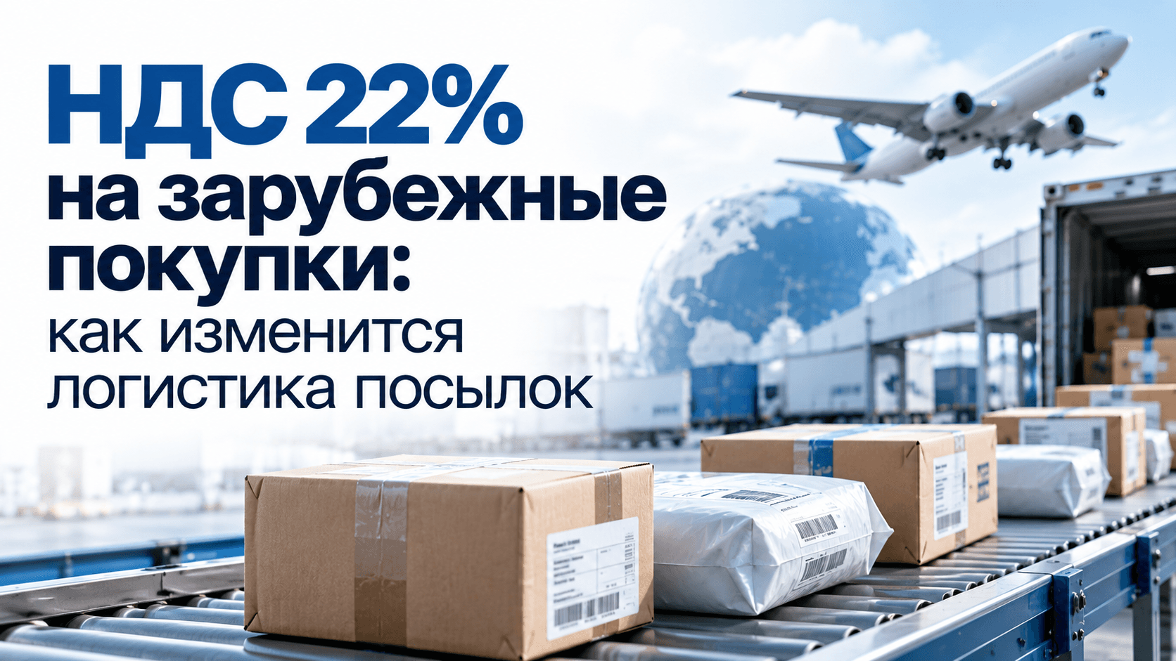НДС 22% на зарубежные покупки: как изменится логистика посылок